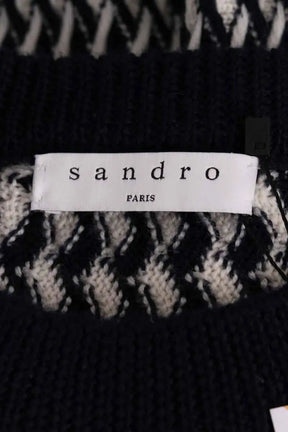 Pull Sandro Blanc en Laine