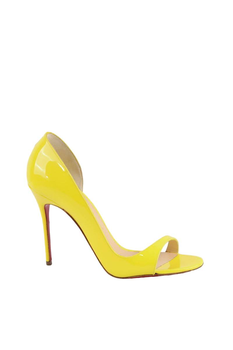 Talons Christian Louboutin  Jaune
