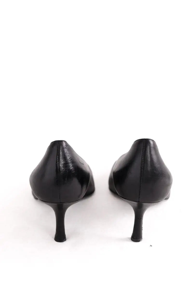 Talons Dior Noir en Cuir