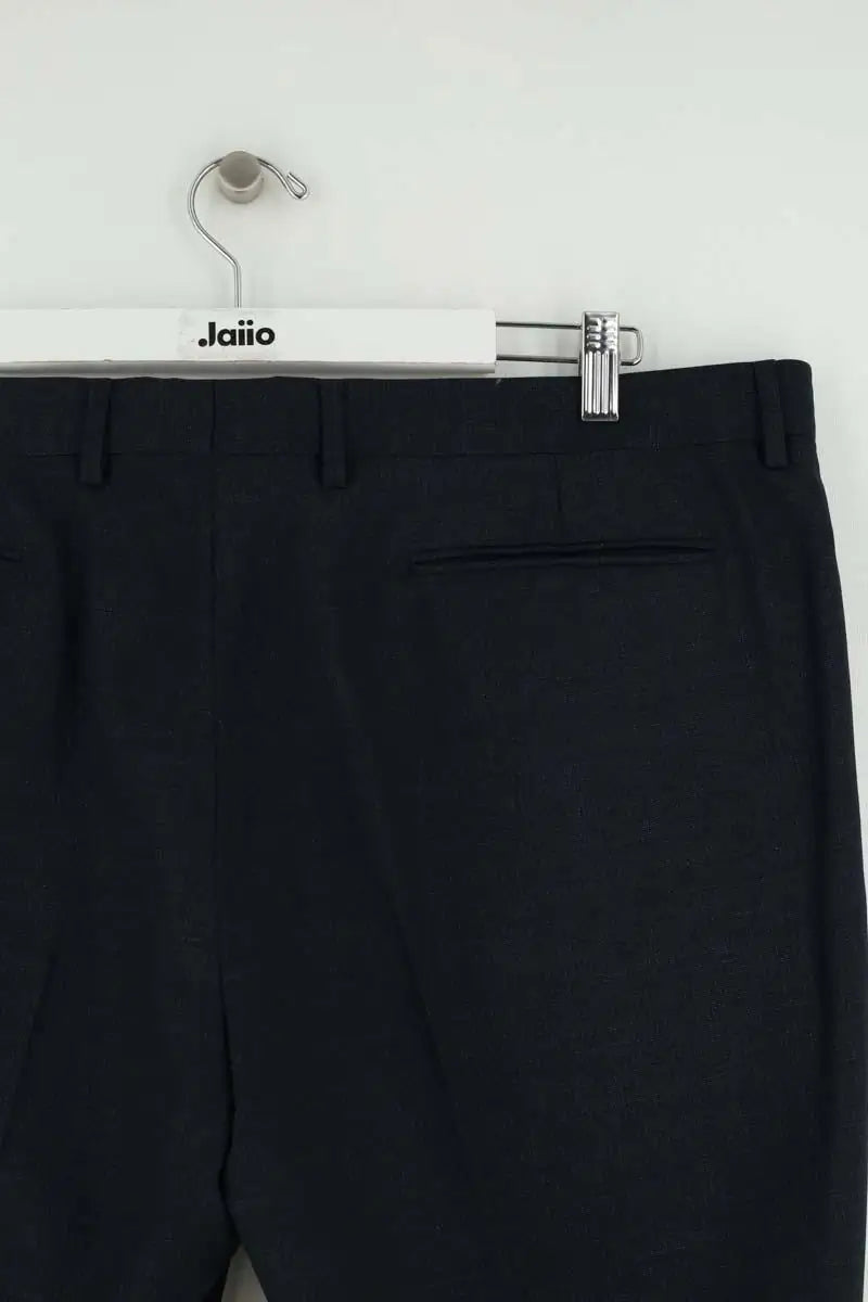 Pantalon droit Dior Bleu en Laine