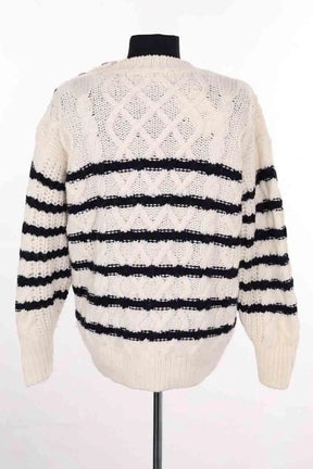 Pull Sézane Beige en Laine