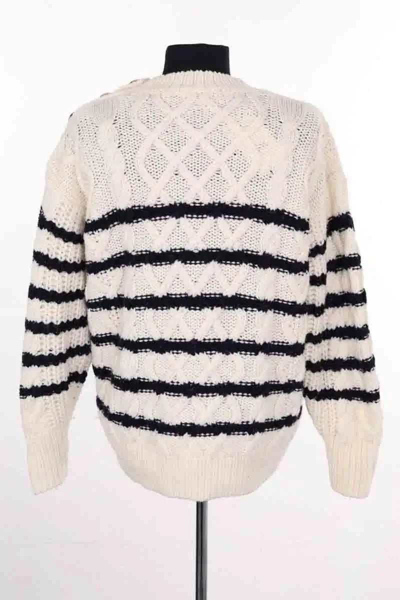 Pull Sézane Beige en Laine
