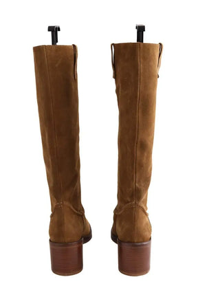 Bottes Sessun Camel en Daim