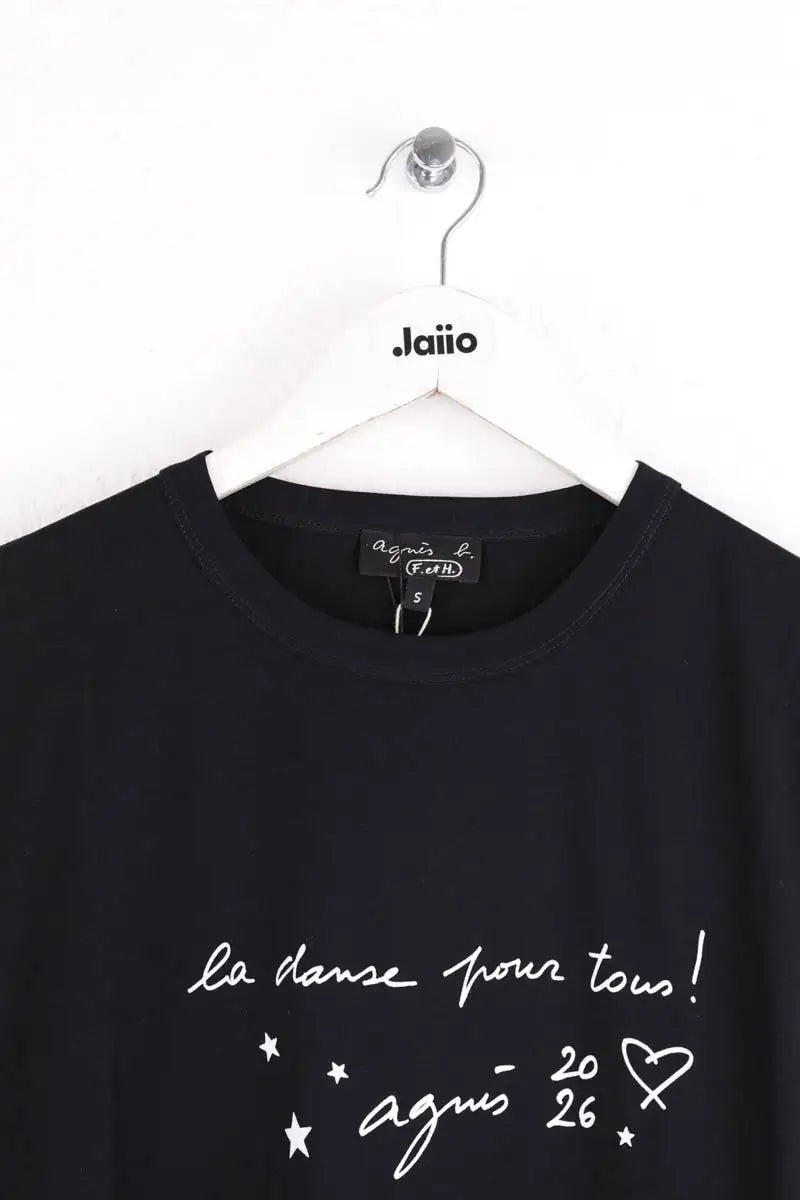 T-shirt Agnès B. Noir en Coton