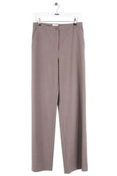 Pantalon droit Claudie Pierlot Gris en Laine, taille M - Seconde Main