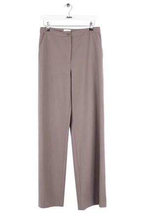 Pantalon droit Claudie Pierlot Gris en Laine, taille M - Seconde Main