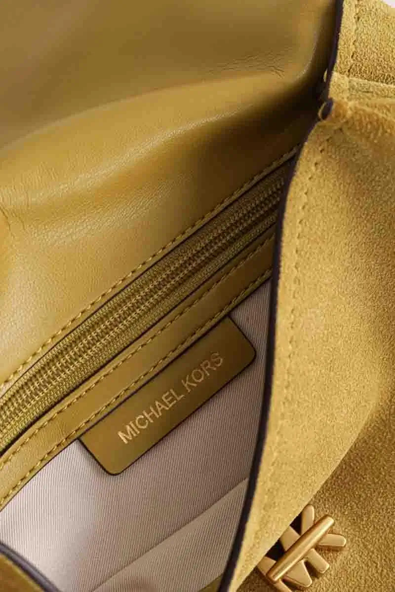 Sac à main Michael Kors Bryant Kaki en Daim