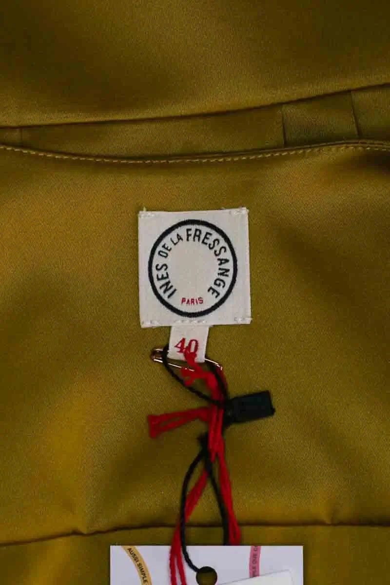 Veste Ines de la Fressange Kaki en Synthétique