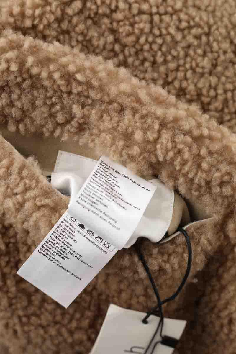 Manteau court réversible Bash  Beige