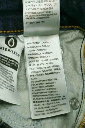 Jean slim W23 L28 Levi's 721 Bleu en Coton