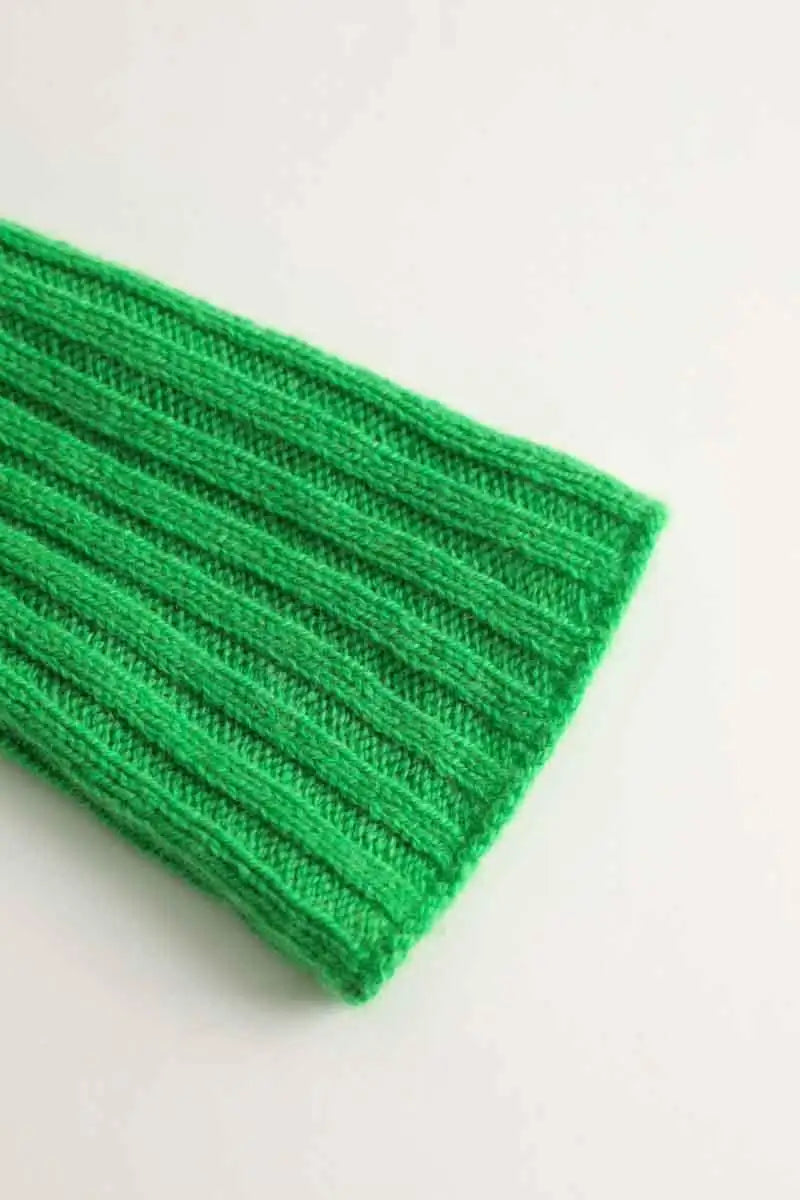 Gants longs Other Brand Vert en Cachemire