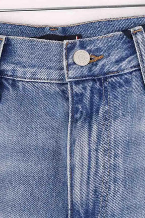 Jean droit Tommy Hilfiger Bleu en Coton