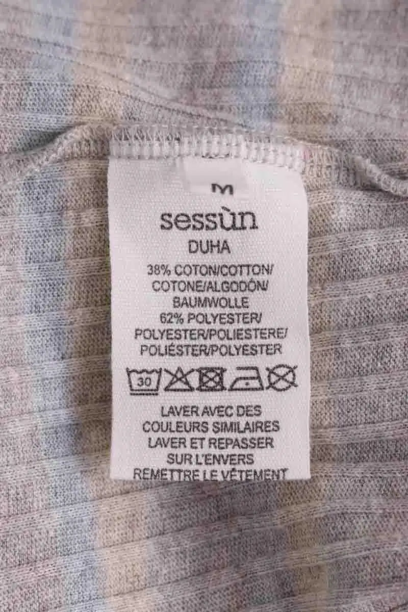 Robe Sessun Gris en Coton
