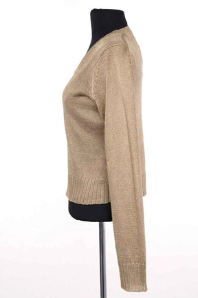 Pull Barbara Bui Doré en Synthétique
