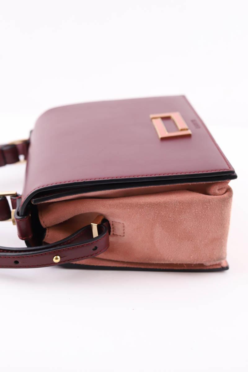 Bandoulière Lancel Pia Bordeaux