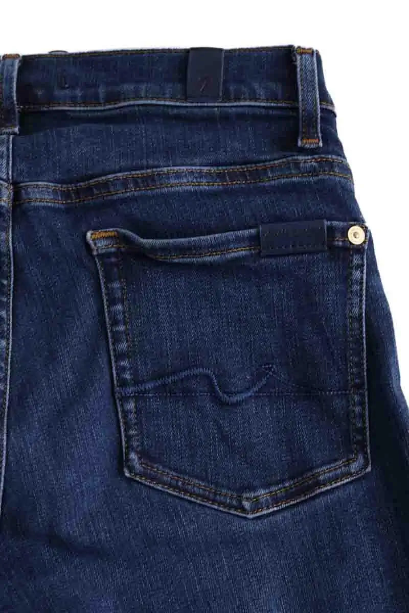 Jean slim 7 For All Mankind Bleu en Coton