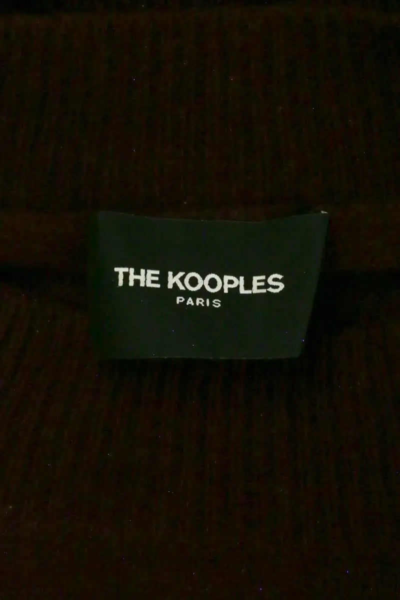 Pull The Kooples Bordeaux en Cachemire