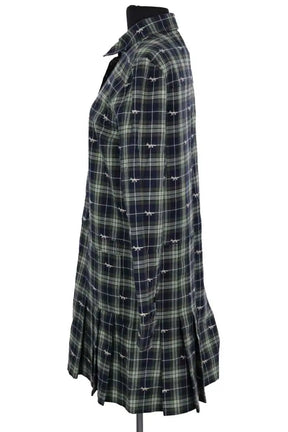 Robe Kitsuné Vert en Coton