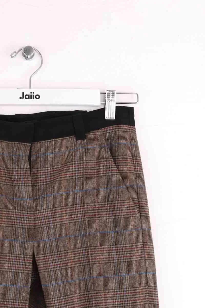 Pantalon Maje Marron en Synthétique