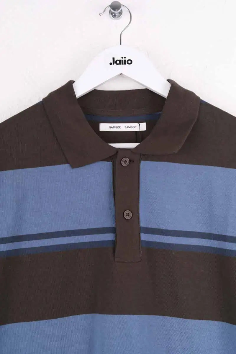 Polo Samsoe Samsoe Kaki en Coton
