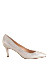 Talons Charles Kammer Doré en Cuir, taille 38 - Seconde Main