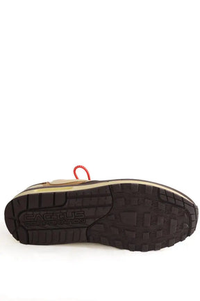 Baskets basses Nike Air Max 1 Marron en Tissu