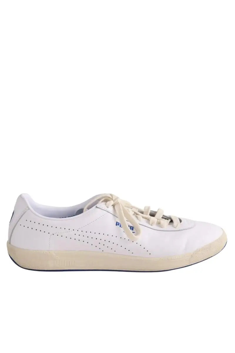 Baskets basses Puma Blanc en Cuir, taille 45 - Seconde Main