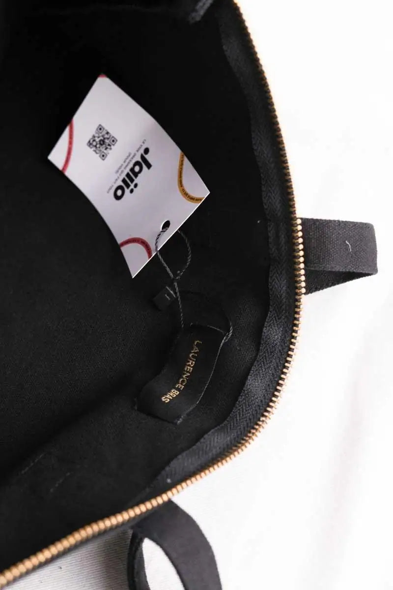 Cabas Laurence Bras Noir en Coton