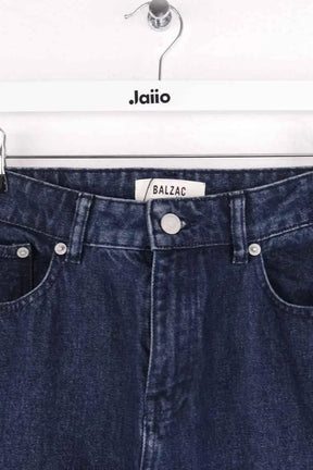 Jean large Balzac Marine en Coton