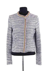 Veste Maje Bleu en Coton, taille S - Seconde Main