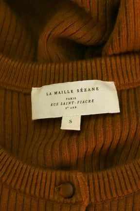 Cardigan Sézane Marron en Coton