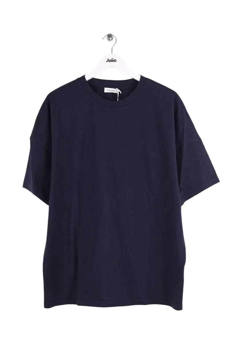 T-shirt American Vintage M/L Marine en Coton, taille L - Seconde Main