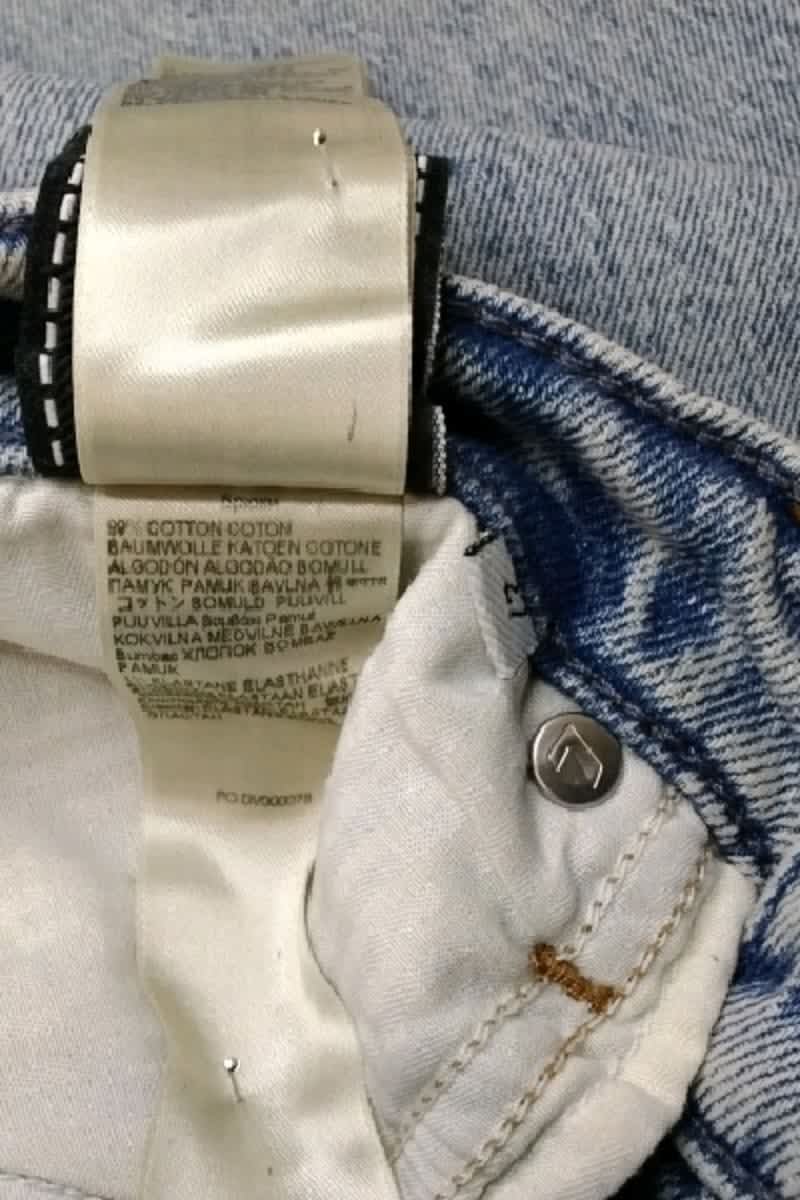 Jean droit 7 For All Mankind  Bleu