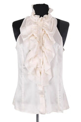 Top sans manche DMN Beige en Synthétique, taille S - Seconde Main
