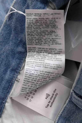 Jean droit Maison Martin Margiela Bleu en Coton