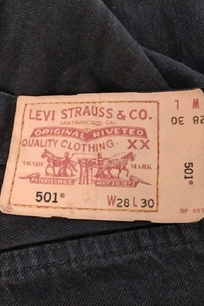 Jean droit Levi's  Noir