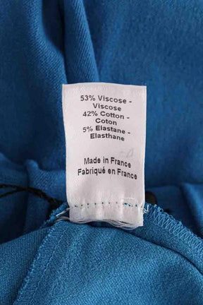 Pantalon slim Joseph Bleu en Viscose