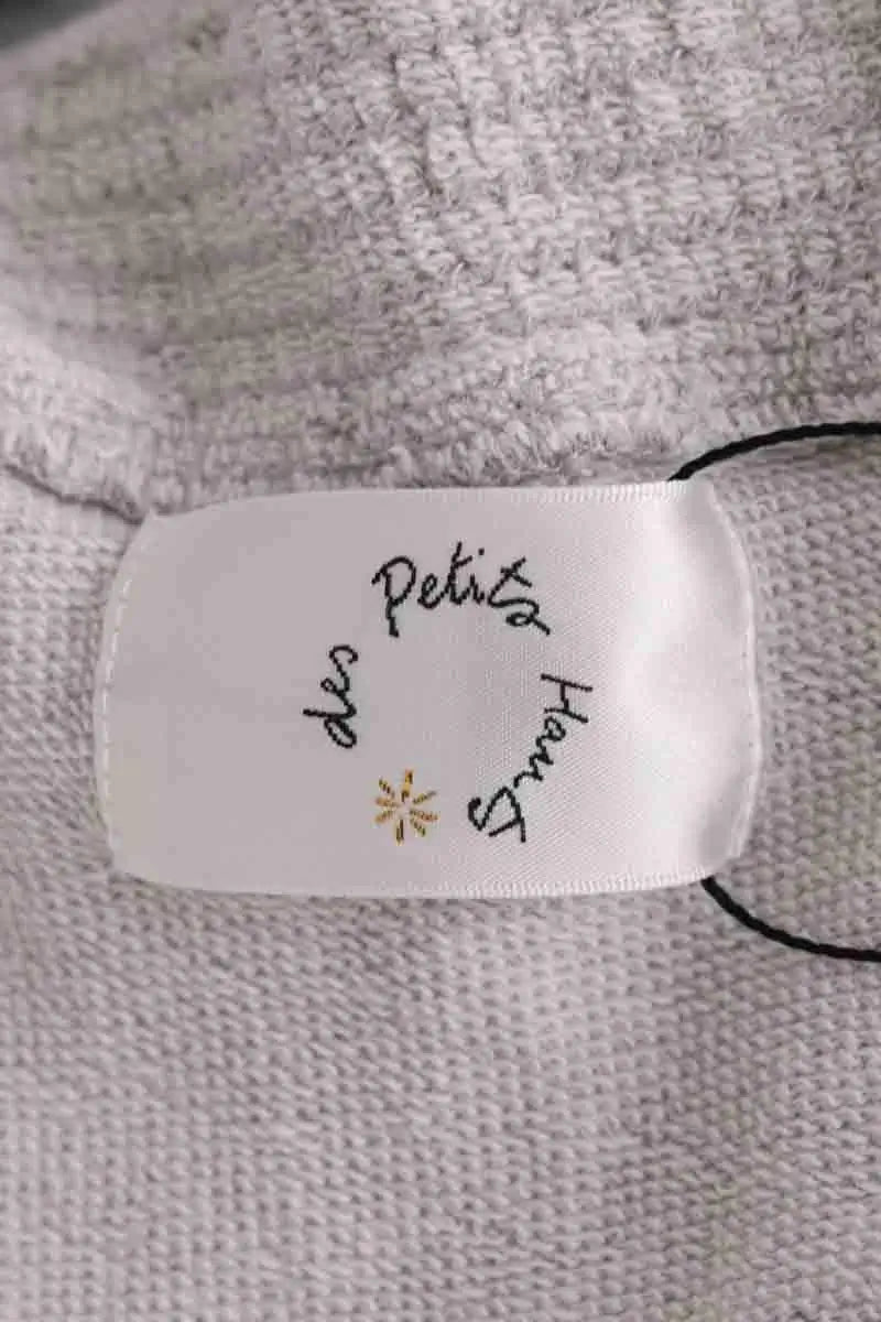 Sweatshirt Des Petits Hauts Gris en Coton