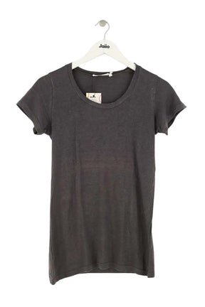 T-shirt Isabel Marant Étoile Anthracite en Lin, taille M - Seconde Main