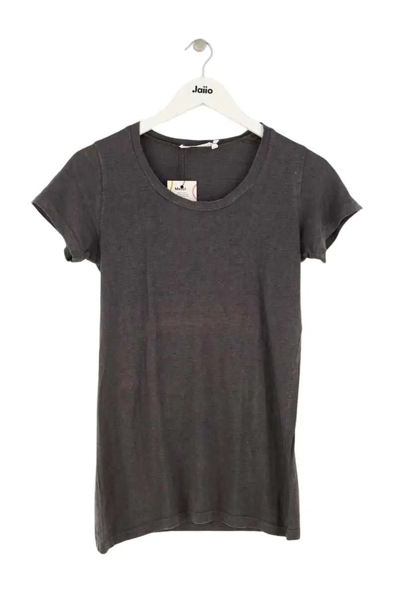 T-shirt Isabel Marant Étoile Anthracite en Lin, taille M - Seconde Main