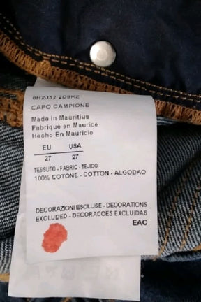 Jean large Armani  Bleu