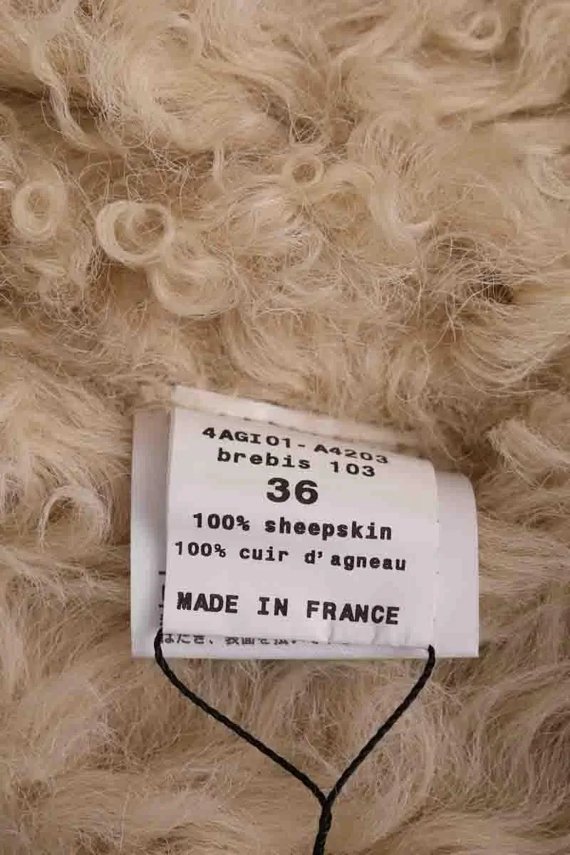 Veste Chloé Beige en Fourrure
