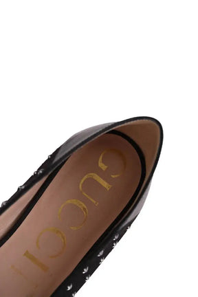 Ballerines Gucci Noir en Cuir