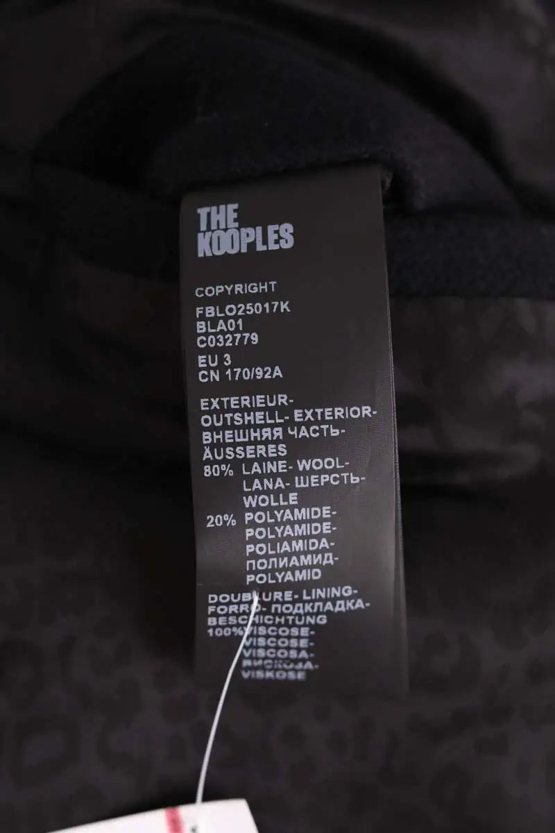 Blouson The Kooples Noir en Laine