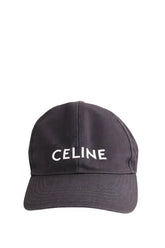 Casquette Celine Noir en Coton, taille L - Seconde Main
