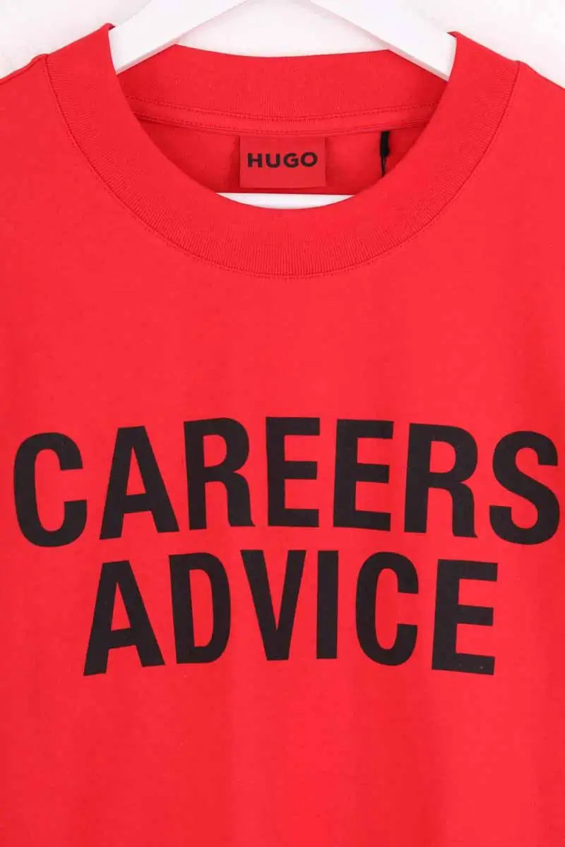 T-shirt Hugo Boss Rouge en Coton