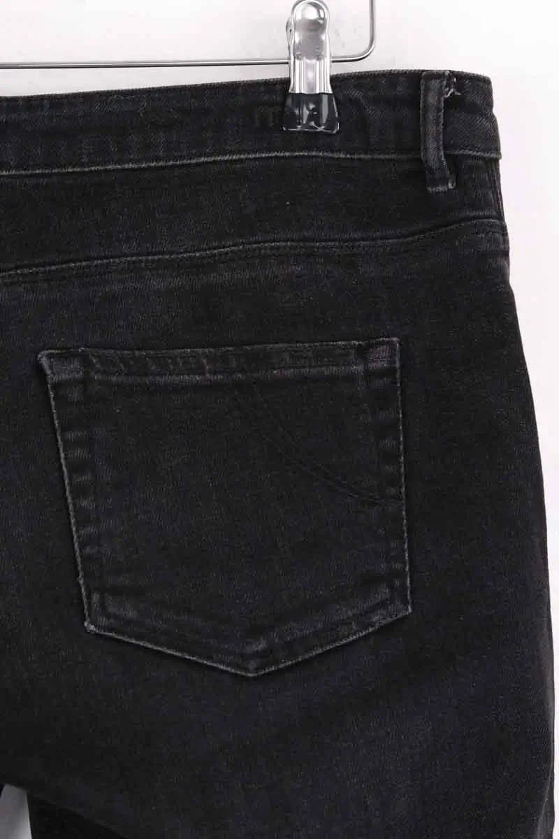 Jean slim Maje Anthracite en Coton