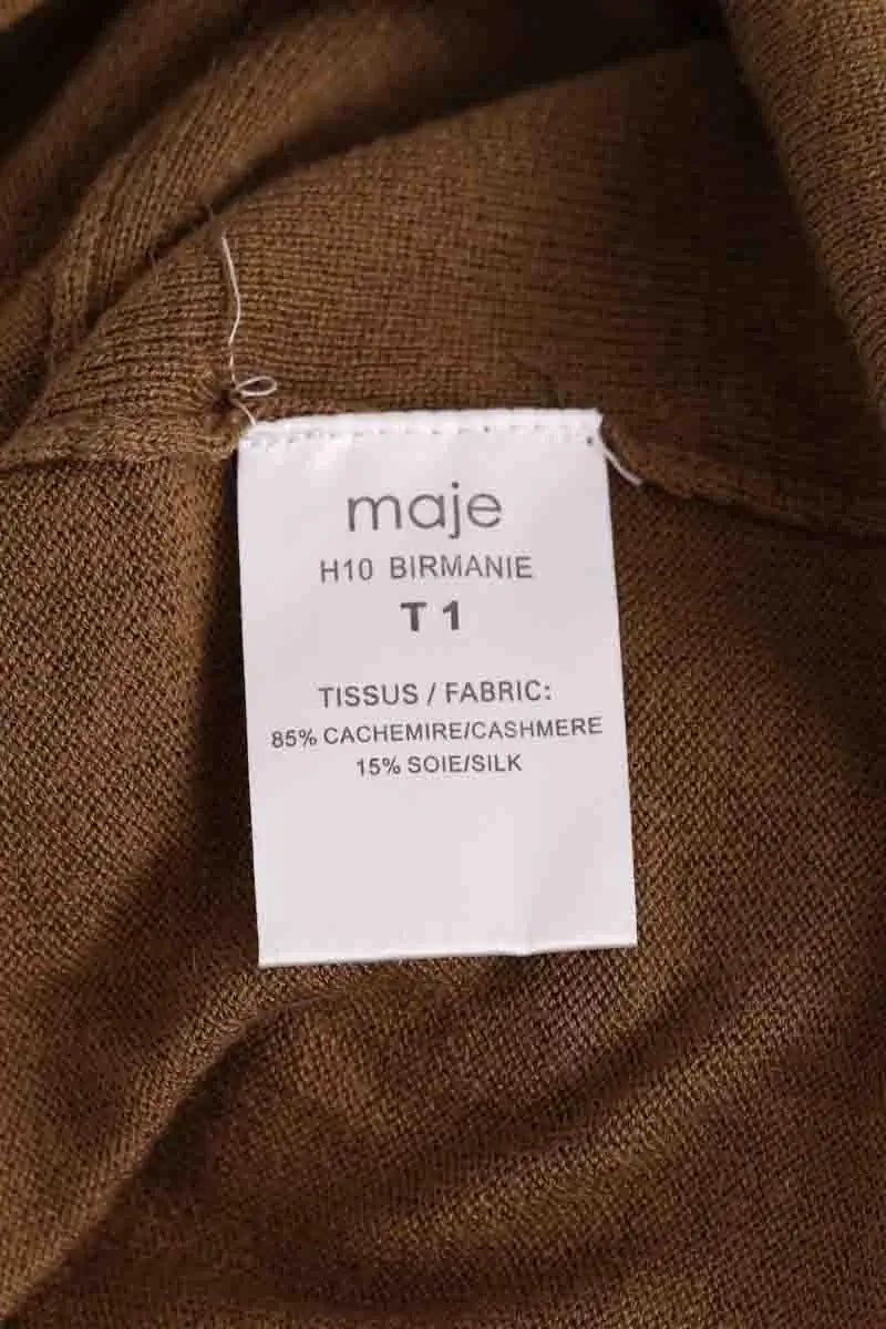 Pull Maje Camel en Cachemire