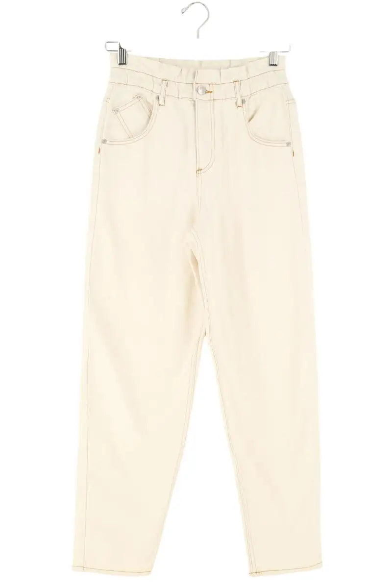 Pantalon Maje Beige en Coton, taille S - Seconde Main