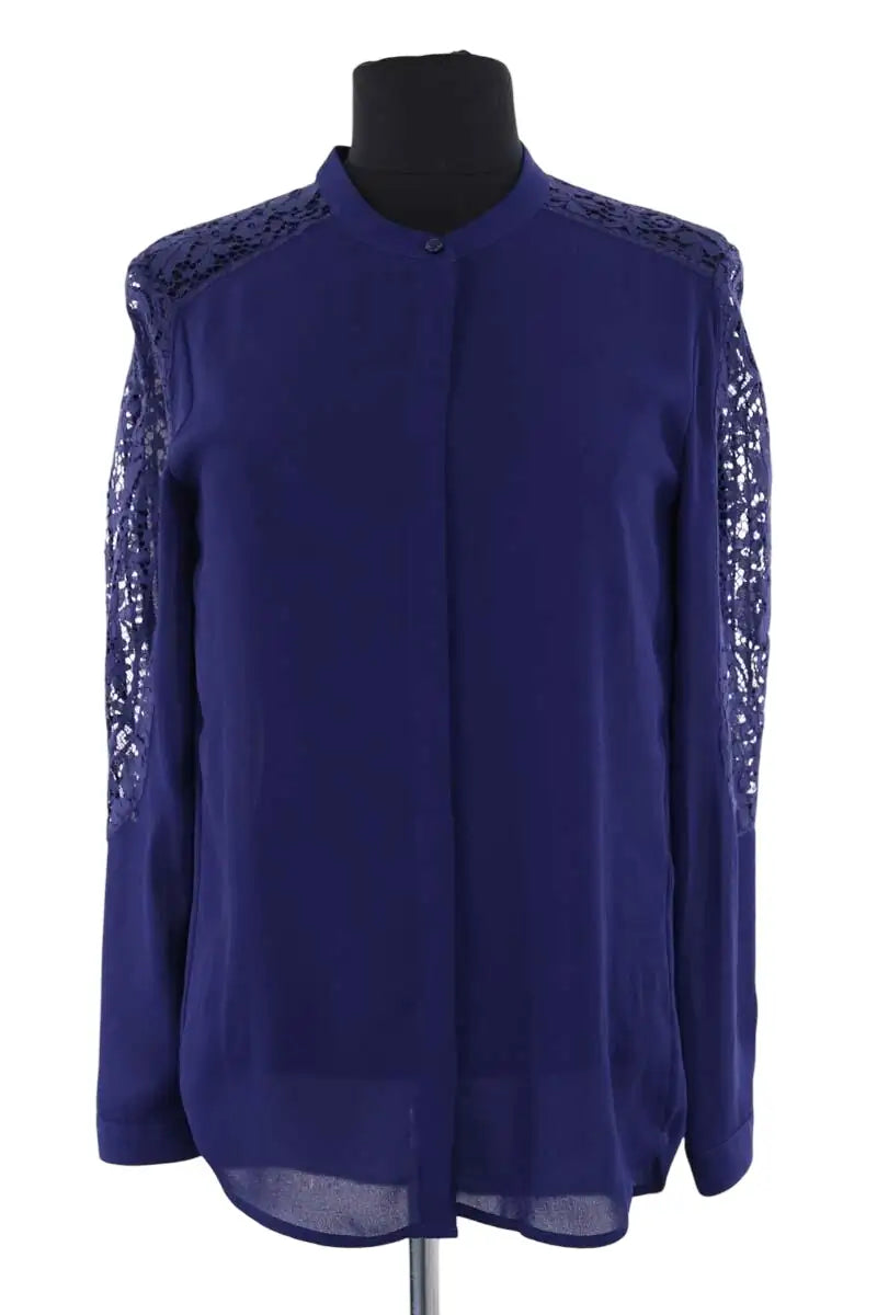 Blouse The Kooples Bleu en Synthétique, taille XS - Seconde Main